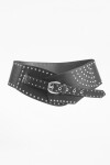 Cinturón faja tachas negro