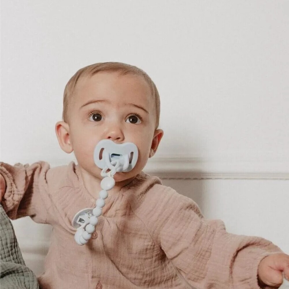 Chupete Suavinex Fisiológico Essence 6 a 18m celeste pastel