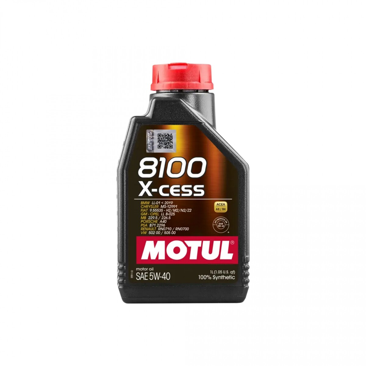 5W40 Motul 8100 X-Cess - 1L 