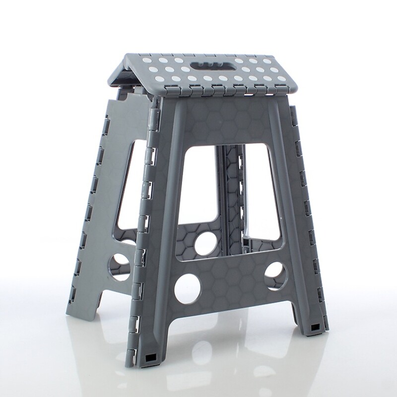 Banco plegable multiuso 45 cm negro