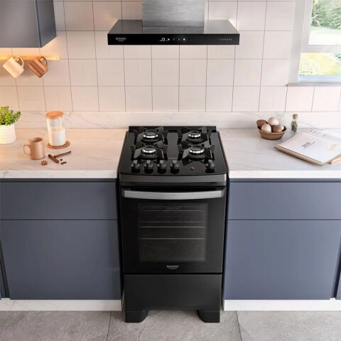Cocina a Gas Dako Supreme Glass 4 Hornallas Titanio 1994 Cocina a Gas Dako Supreme Glass 4 Hornallas Titanio 1994