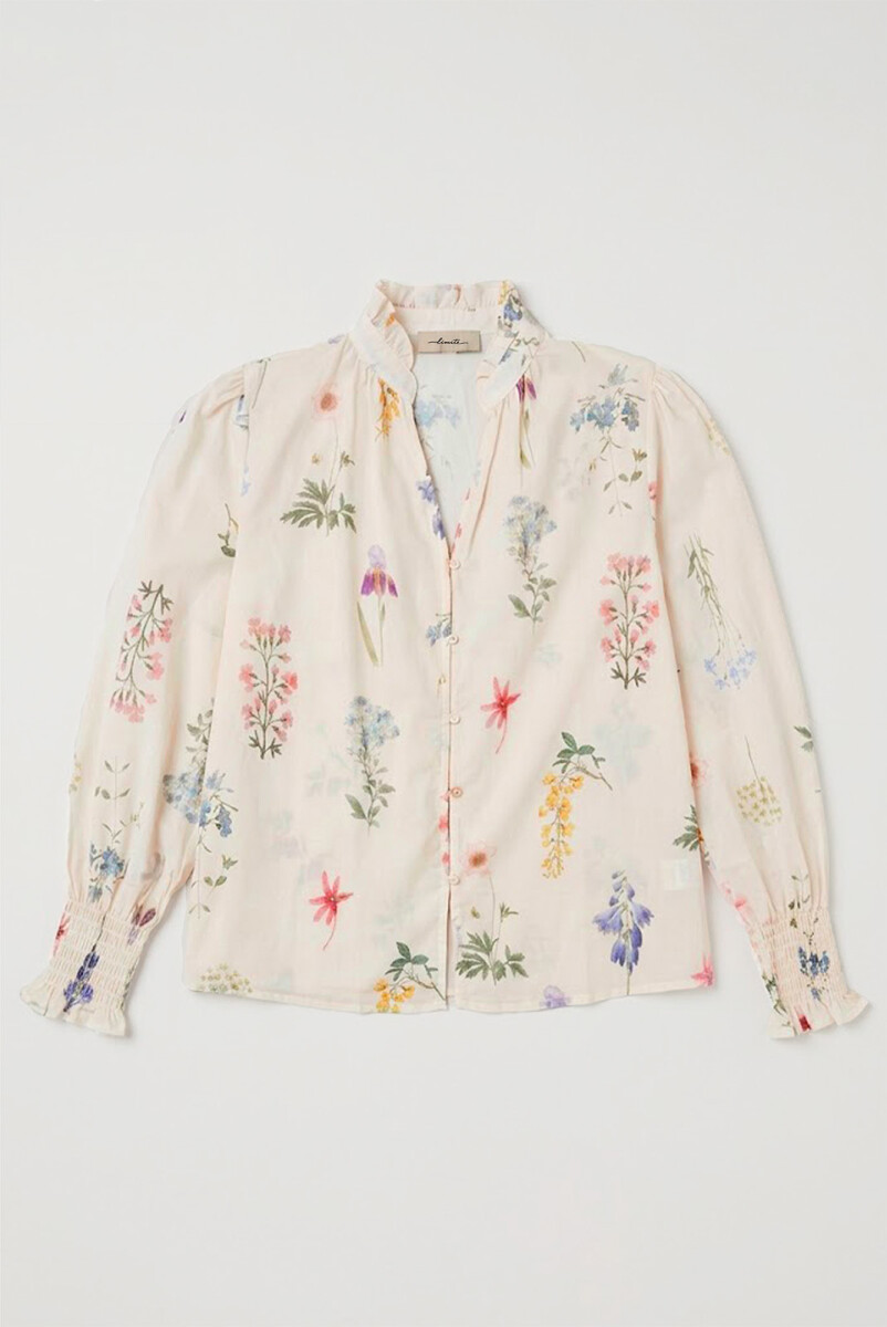 CAMISA BLOOM - NATURAL 