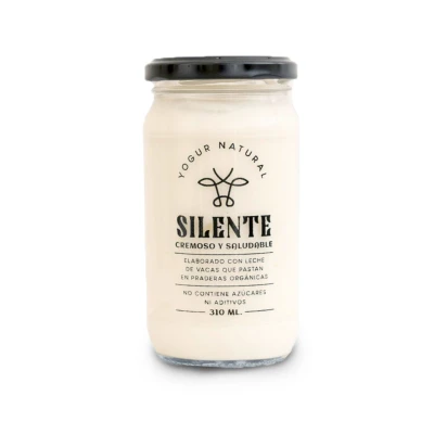 Yogurt Natural Silente 310ml Yogurt Natural El Silente 310g