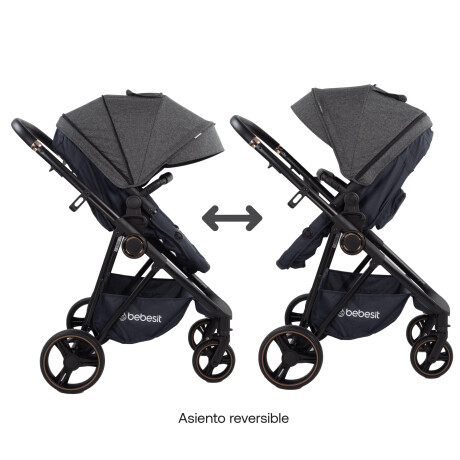 Cosmos Travel System Deluxe Isize + Base Isofix Bebesit Negro Cosmos Travel System Deluxe Isize + Base Isofix Bebesit Negro