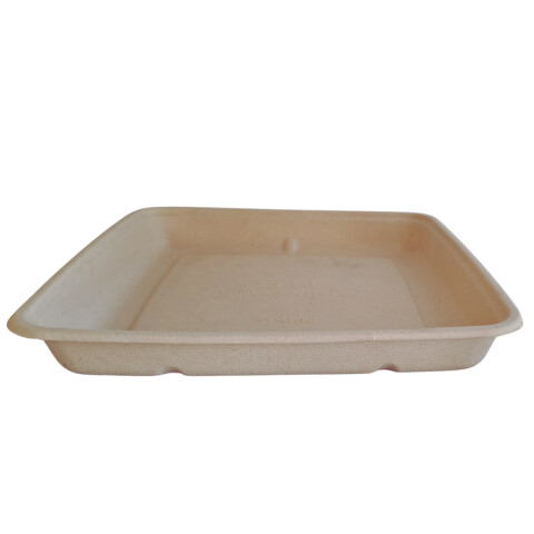 BANDEJA BAGAZO CUADRADA 230*230*30mm - 50UDS (BAN5017) Bandeja Bagazo Cuadrada 230*230*30mm - 50uds (ban5017)