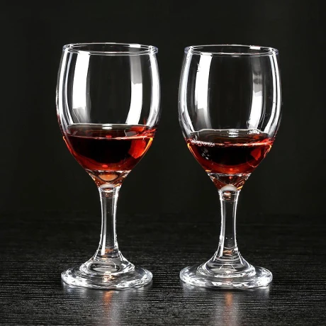 Juego De 6 Copas Vino Vidrio 220ML Juego De 6 Copas Vino Vidrio 220ML