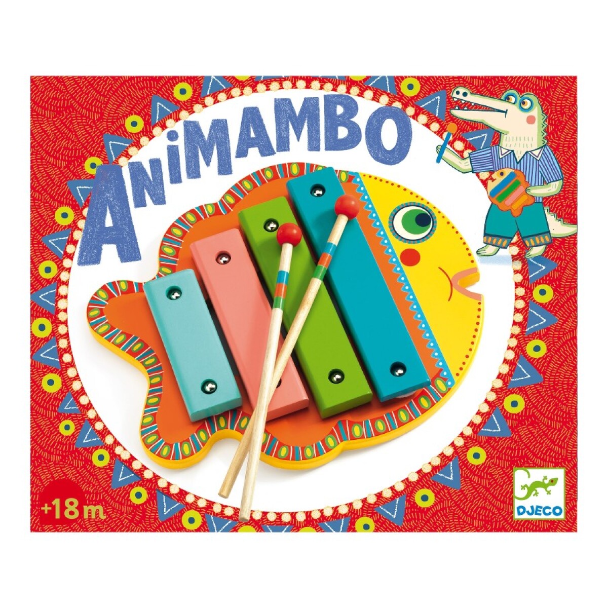 Xilófono Madera Pez Animambo Djeco 