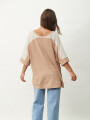 REMERA LEONOR BEIGE