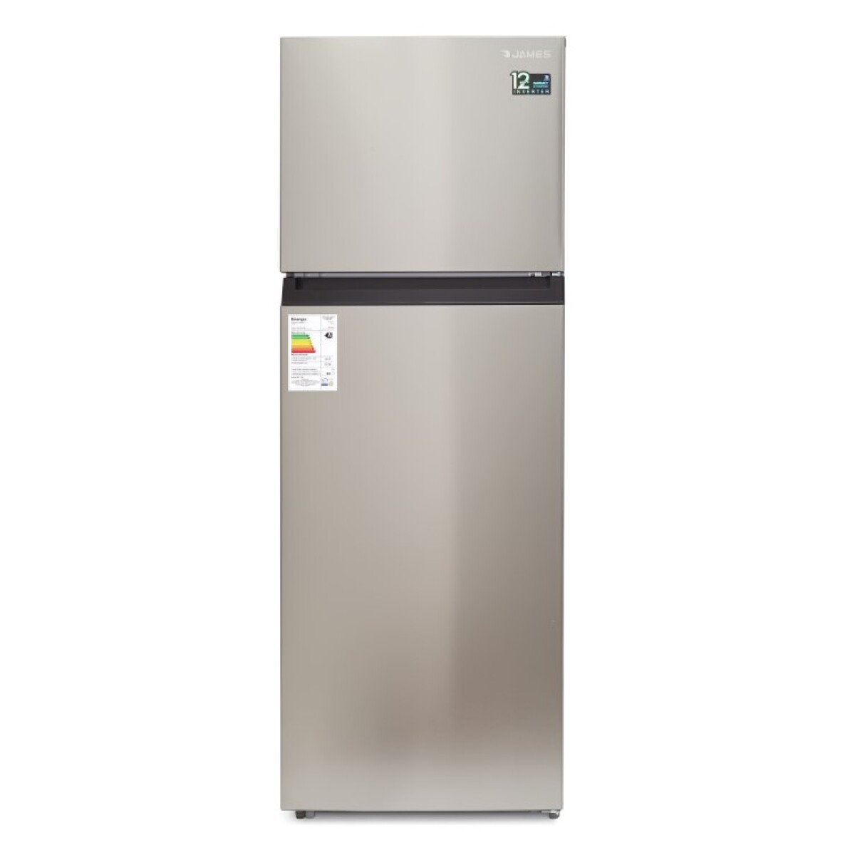 Heladera James Inverter No Frost Inox 509L Freezer Frío Seco 