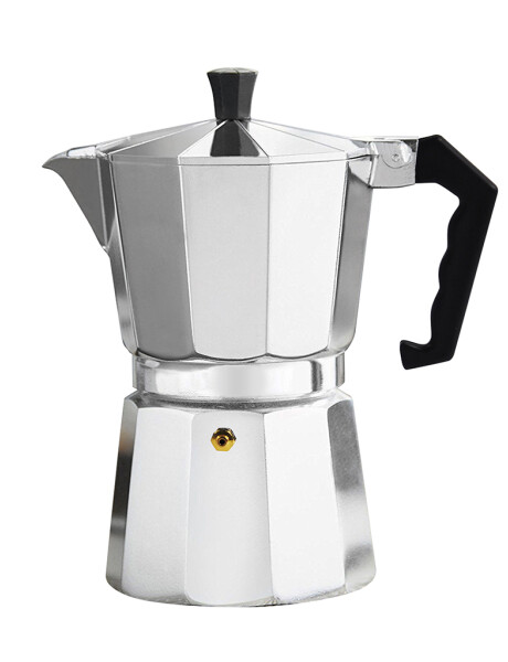 CAFETERA ITALIANA ALUMINIO 150ML 3T PLATA VARENNA CAFETERA ITALIANA ALUMINIO 150ML 3T PLATA VARENNA