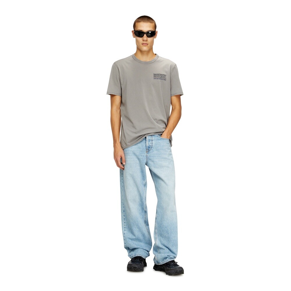 Polos Urbano Para Hombre T-Rawjust-V1 T-Shirt Gris Claro