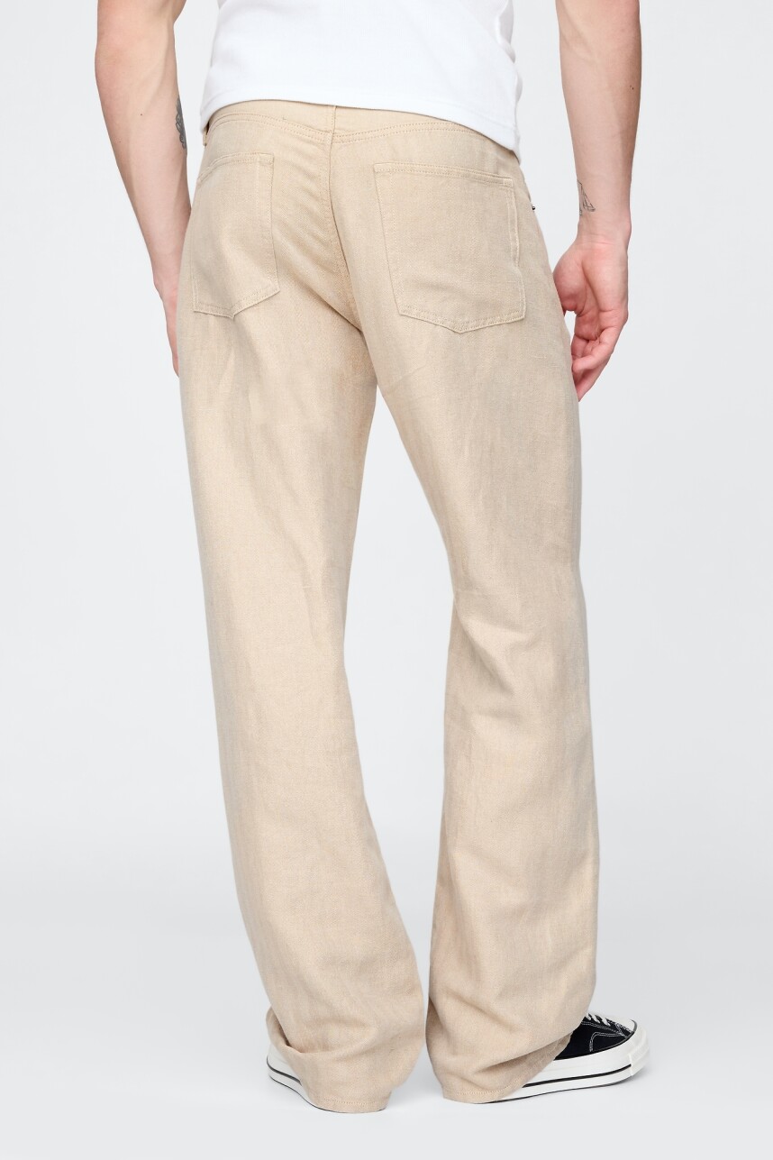 Pantalón De Lino Hombre Bedrock 291