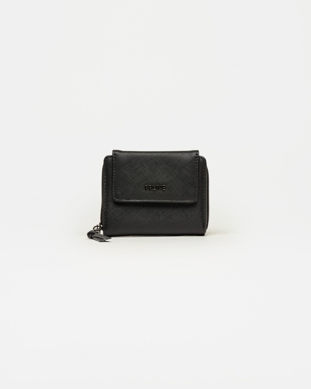 Billetera Hadley en efecto cuero Negro