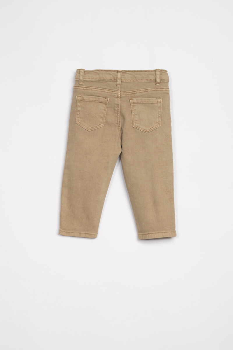 Pantalón skinny Visón