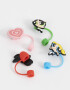 Rega Varios Set De Toppers De Silicona "chicas Superpoderosas" - Combinacion Multicolor
