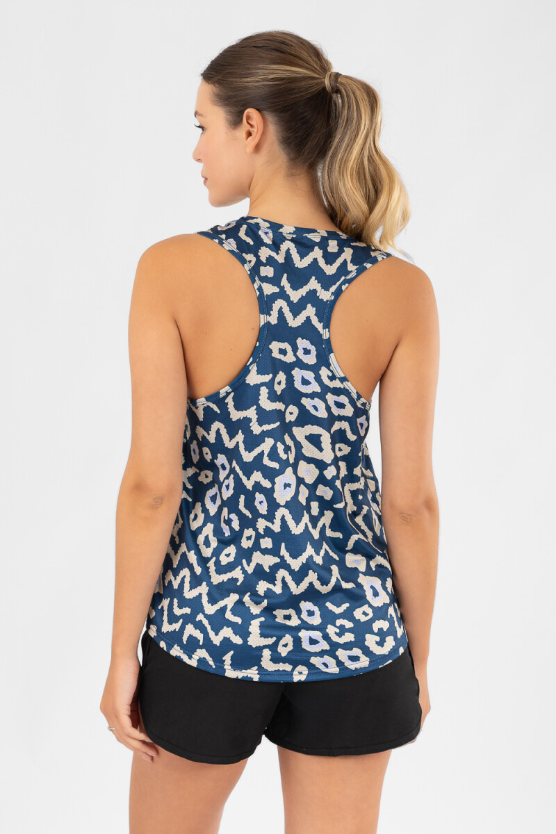 Mesh shirt Azul piedra