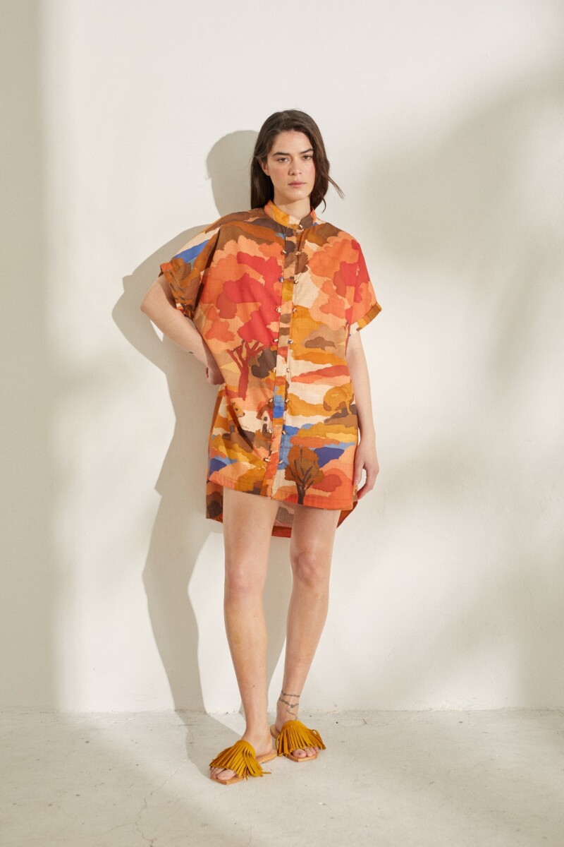 VESTIDO JAPON PRINT Sol