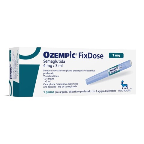 Ozempic Fixdose 4 mg / 3 ml Solución Inyectable Ozempic Fixdose 4 mg / 3 ml Solución Inyectable