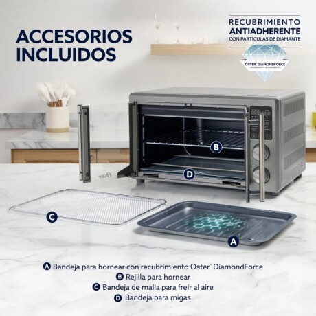 Horno eléctrico con Freidora y Convección de 42 litros Digital Horno eléctrico con Freidora y Convección de 42 litros Digital
