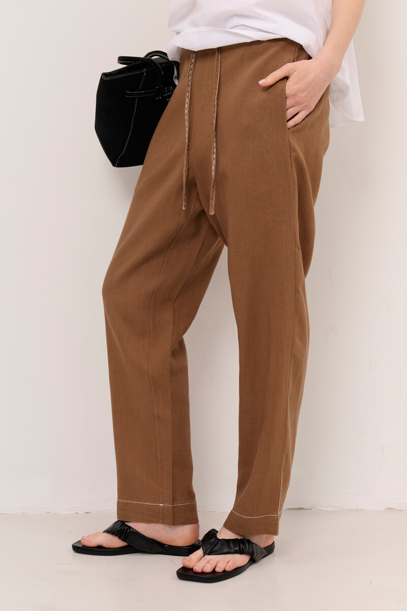 PANTALON LINO NET TOSATADO