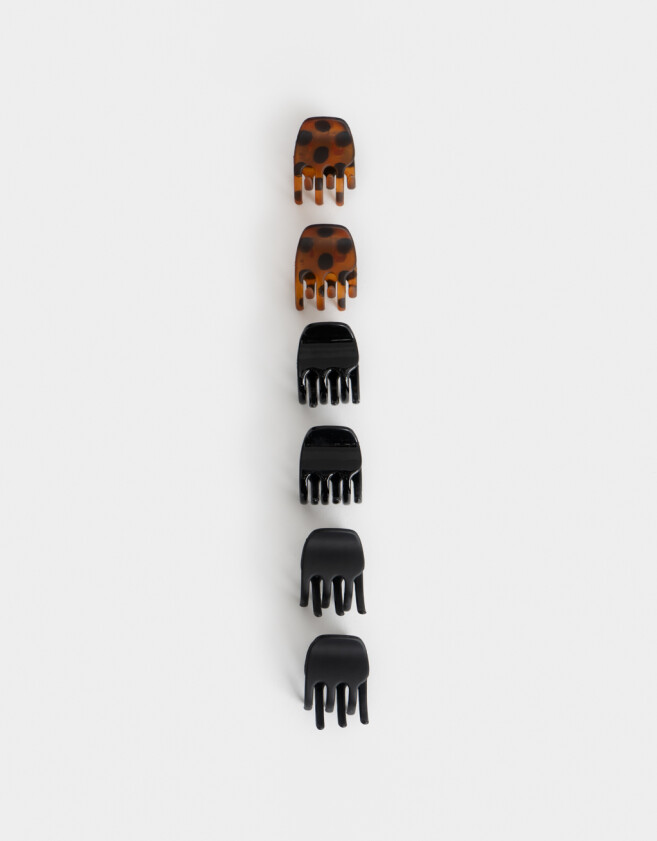 Broches Sets Carey Set De Broches - Combinacion Bicolor