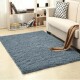 Alfombra Peluda Shaggy de 2.0 x 2.5 m Azul Piedra