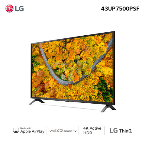 Tv LG UHD 4K 43" 43UP7500 AI Smart TV Unica