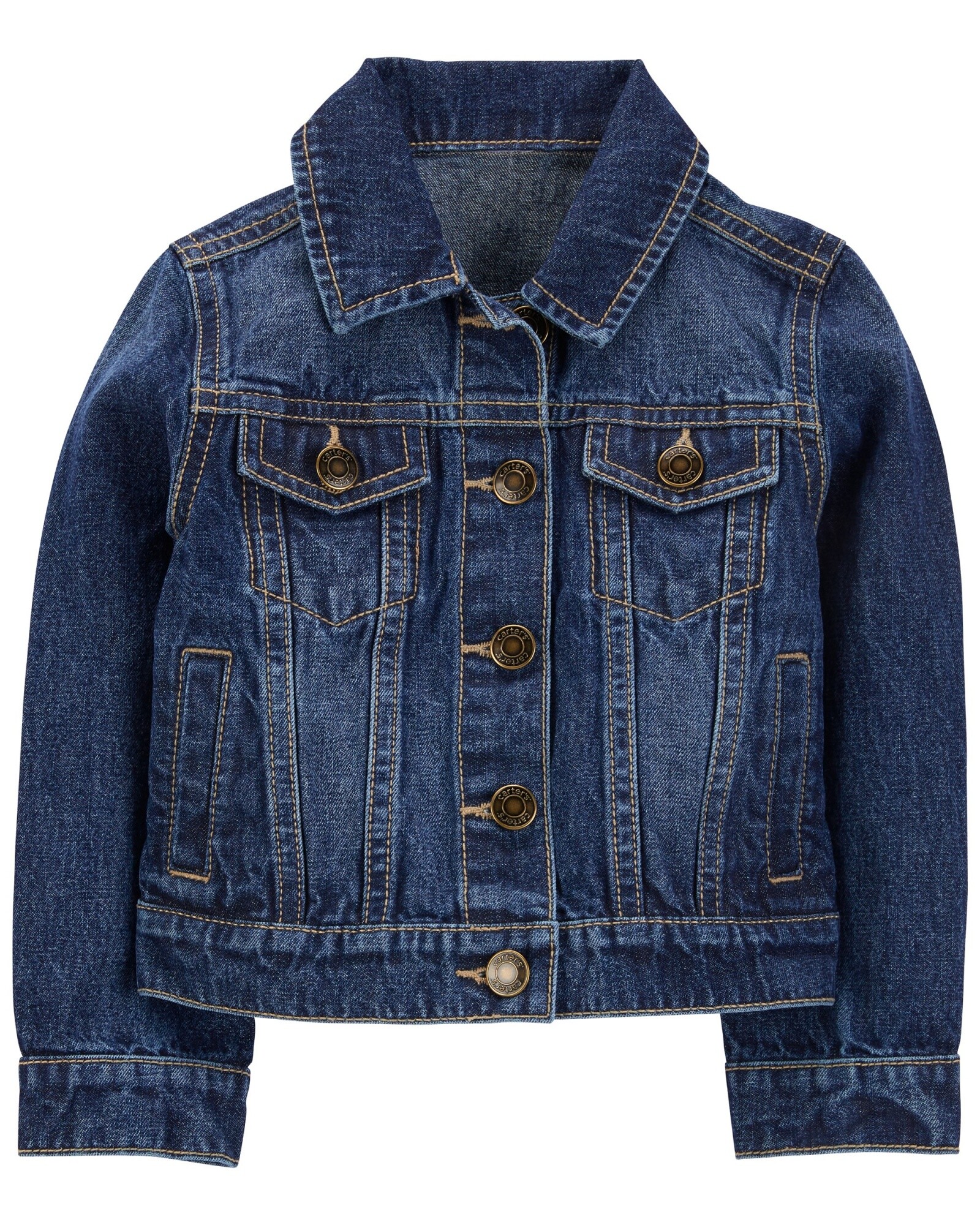 Campera jean clásica. Talles 2-5T Sin color