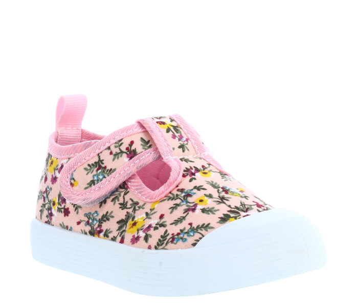 Guillermina DELFI con tela estampada y velcro Pink