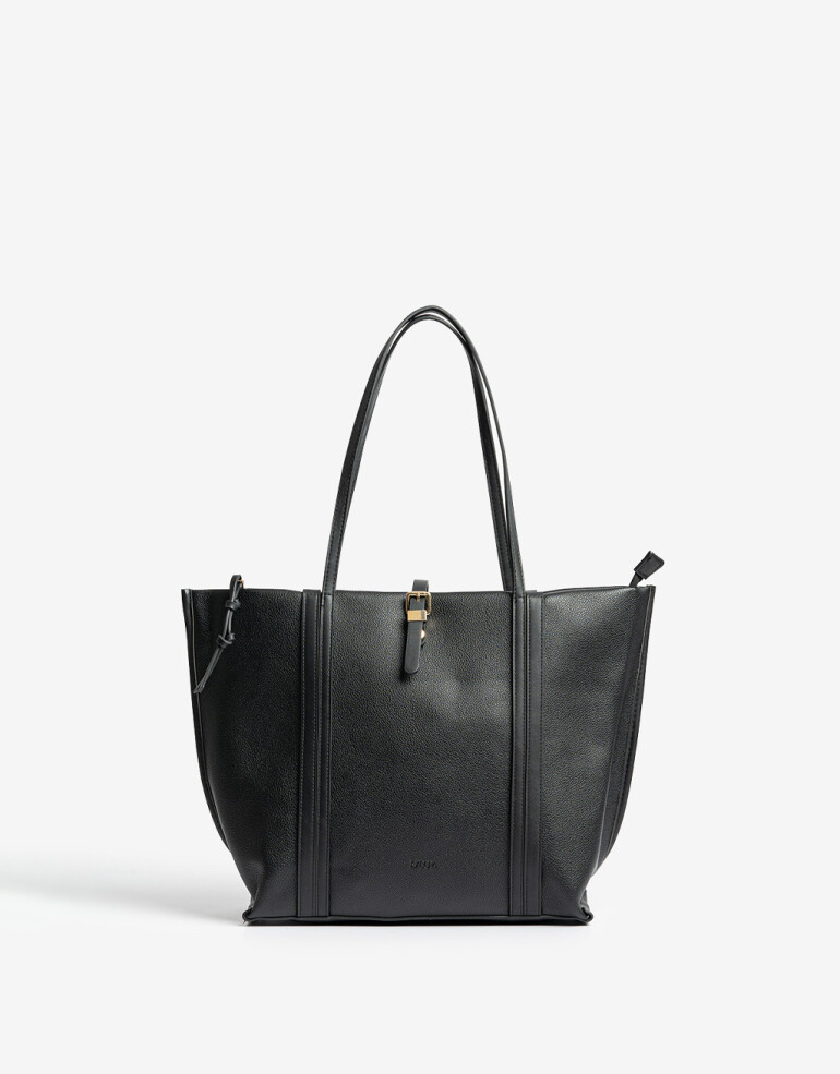Shopper Cartera Shopper Negra - Negro