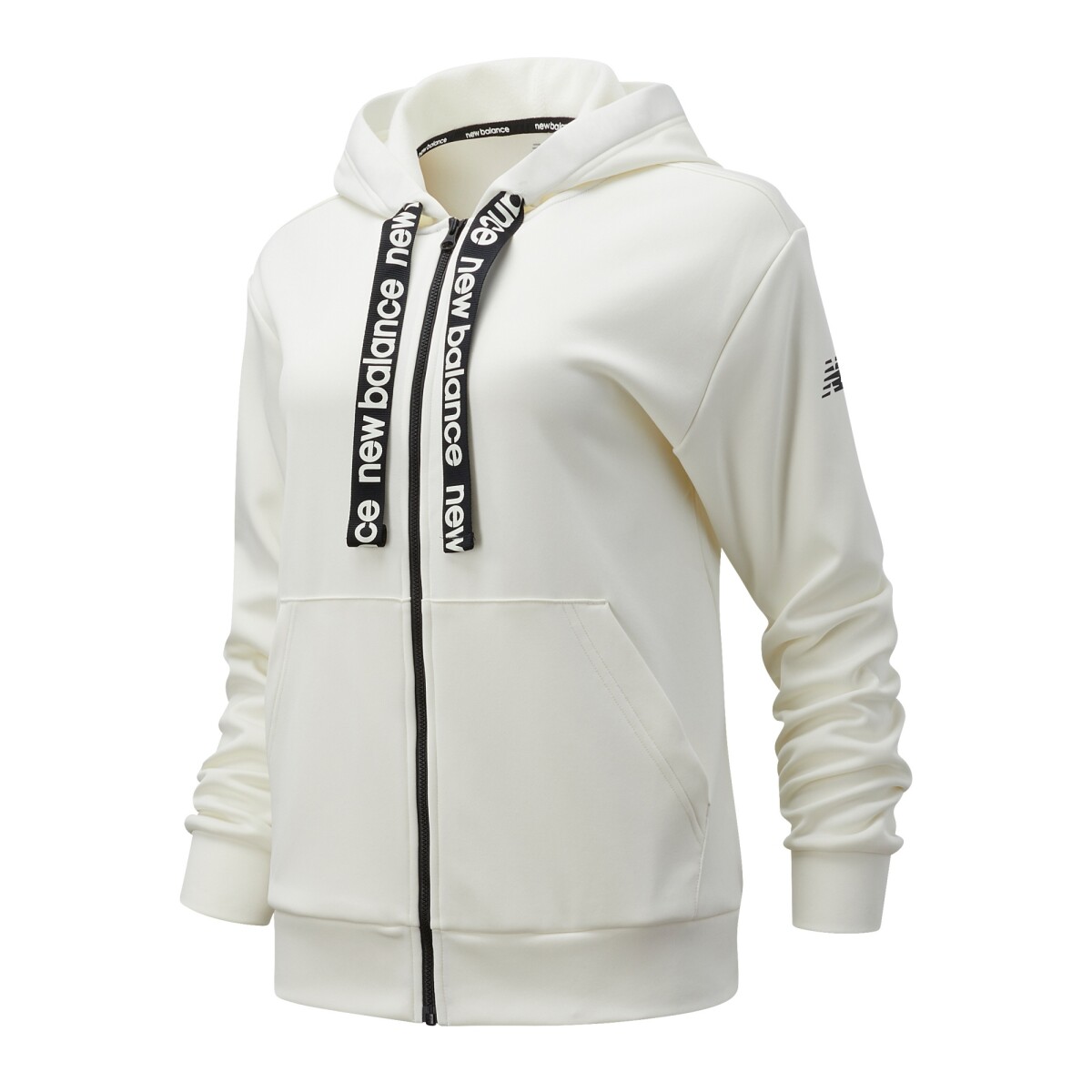 Campera New Balance de Dama - PRINTED WOVEN -WJ13174SST - WHITE 