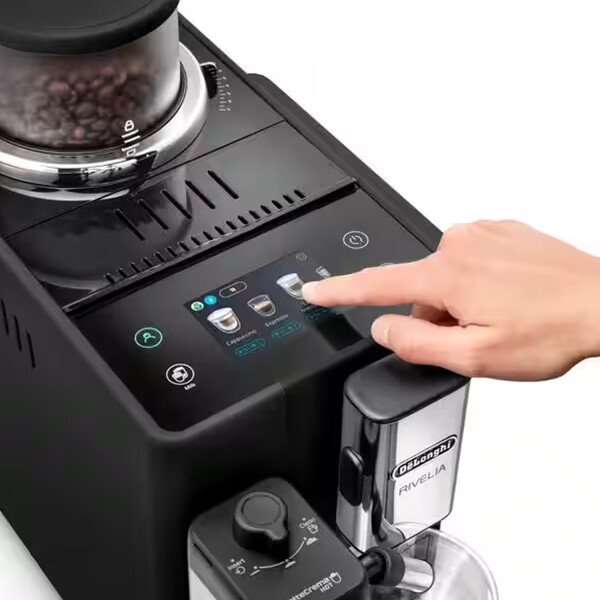 Cafetera Delonghi Rivelia Super Automática Full Touch NEGRO