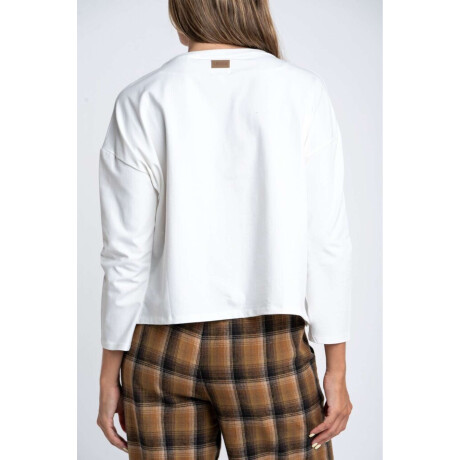 Remera Manga Larga Algodon Elastano Nacar