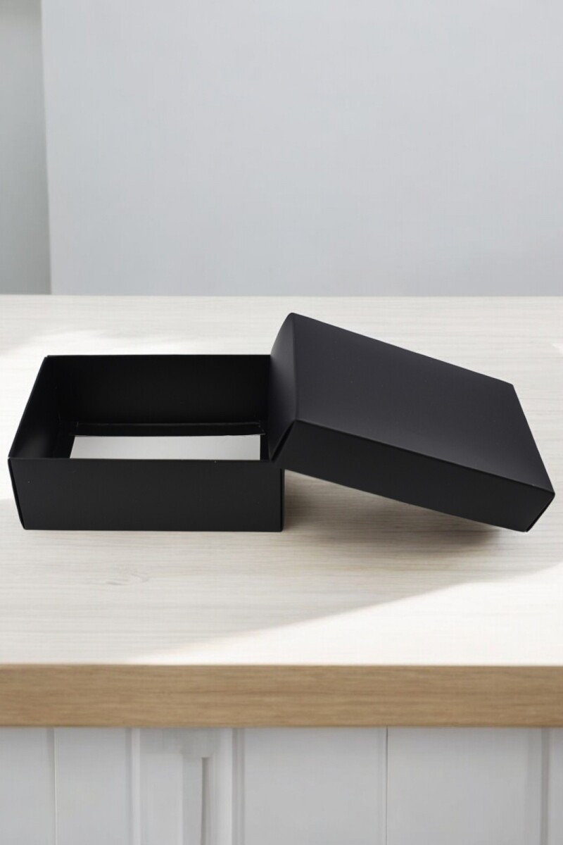 Caja Rectangular 8x12x4,5 cm - NEGRO 
