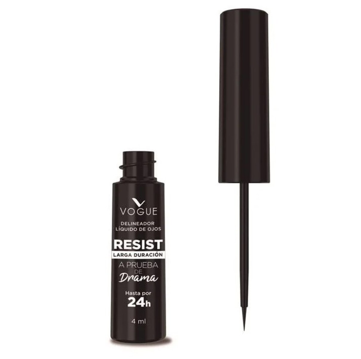 Vogue Delineador Liq Ressist Negro 4Ml 4ml 