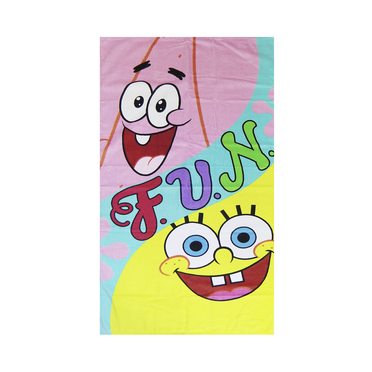 Toalla Infantil Playera Bob Esponja 100% Algodón 76 x 152 cm 