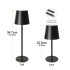 Lampara Escritorio Mesa Velador Led Recargable Inalambrica IMBACK Color Negro Lampara Escritorio Mesa Velador Led Recargable Inalambrica IMBACK Color Negro