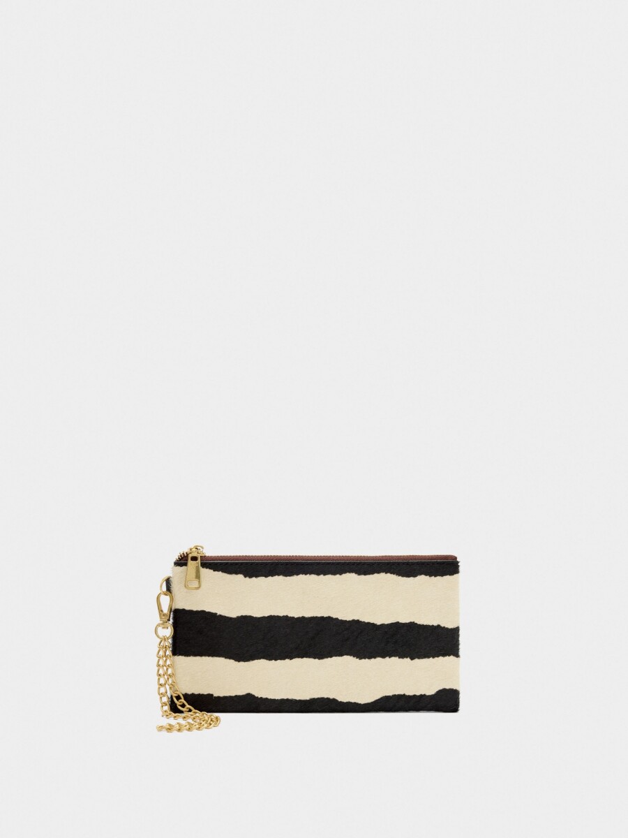 Bolso Multiusos De Piel Con Contraste multicolor