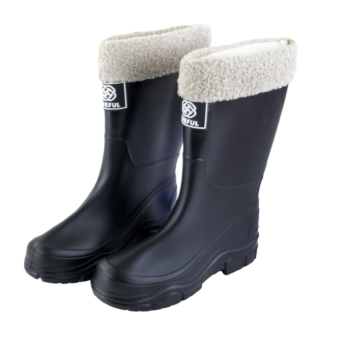 BOTA LLUVIA CABALLERO NEGRA 