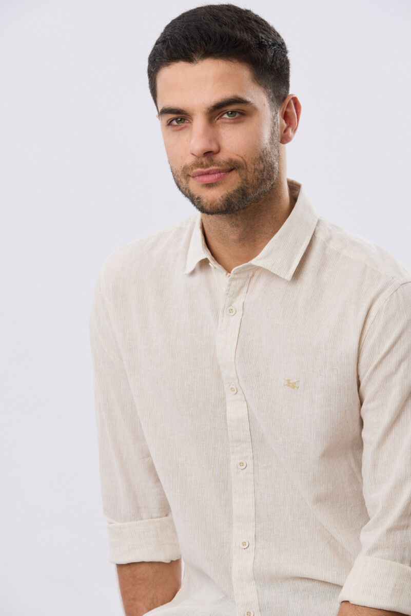 CAMISA RAYADA DE LINO - Arena 