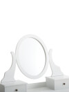 Tocador MALLING espejo y 5 cajones blanco Tocador MALLING espejo y 5 cajones blanco