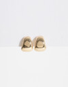Aros Clips Metal Aros Gota Chunky - Dorado