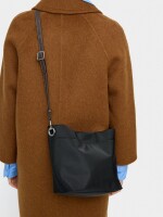 Bolso De Hombro De Nylon negro