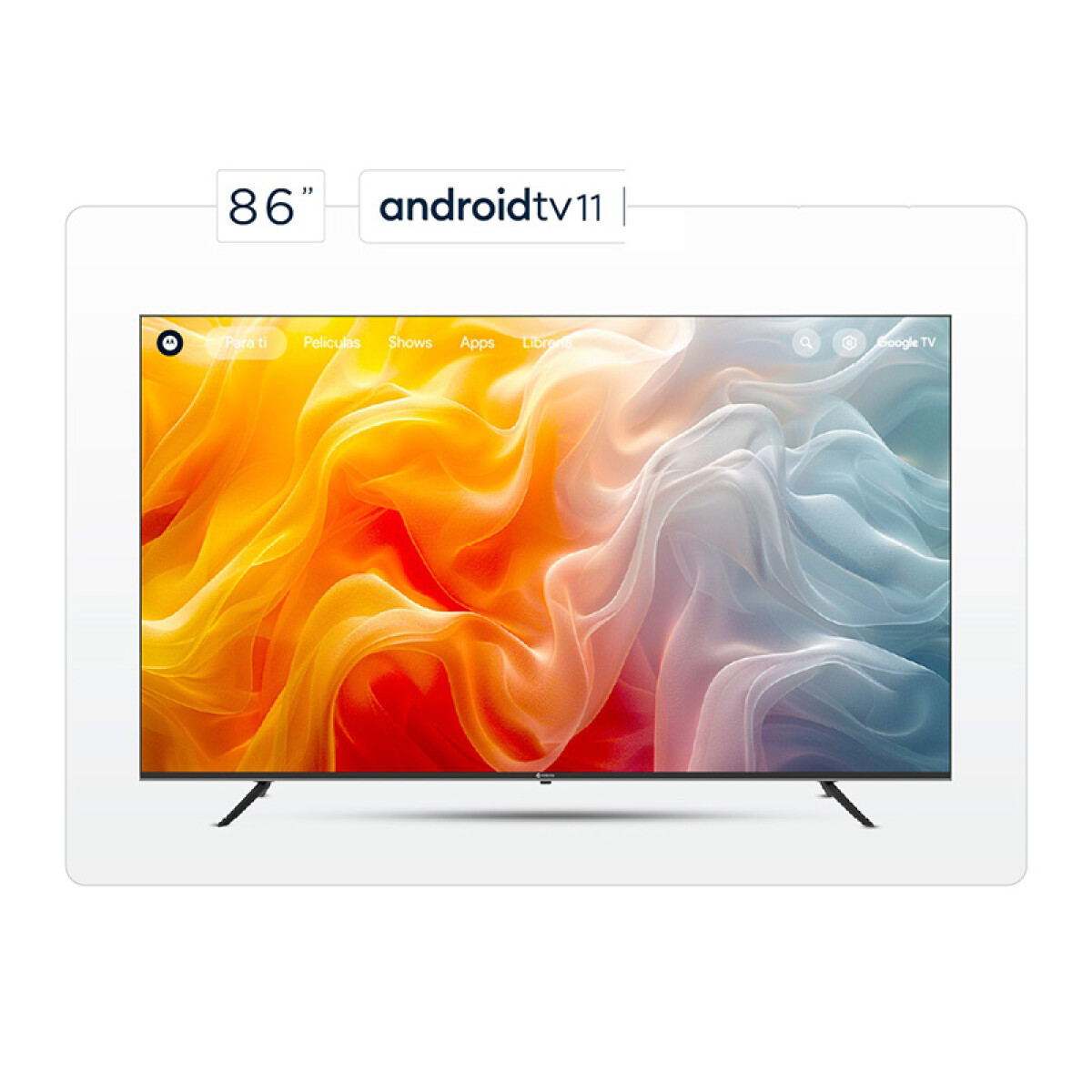 Smart TV Motorola UHD 4K 86 Android TV 11 - MO-MOT86ULC01 