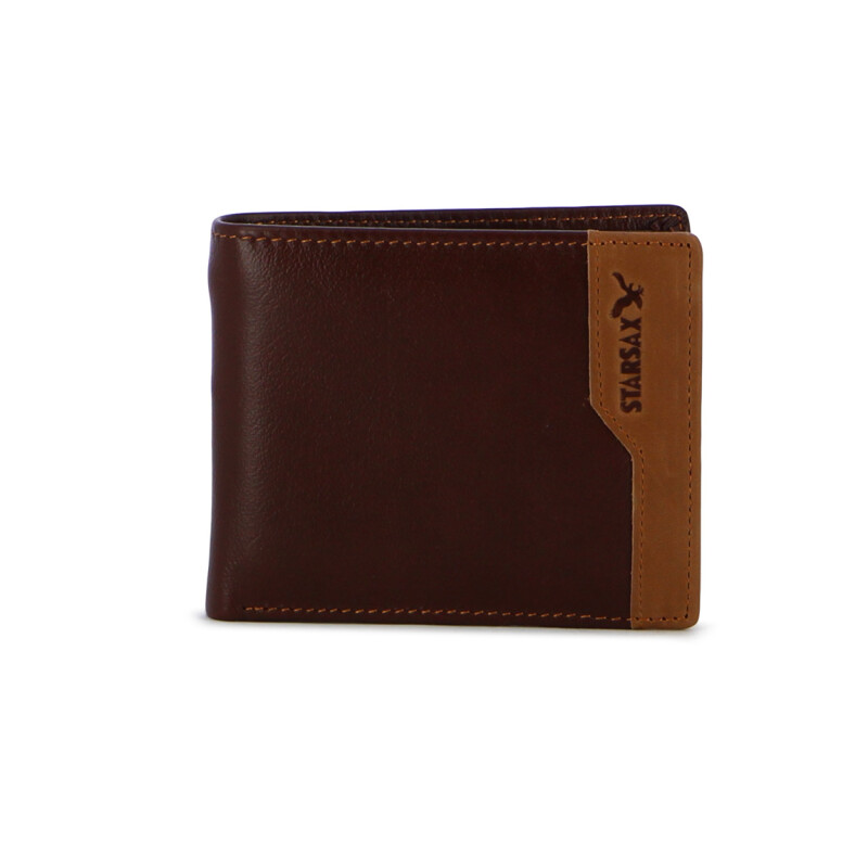 Starsax Billetera Hombre Marron Oscuro-marron Claro