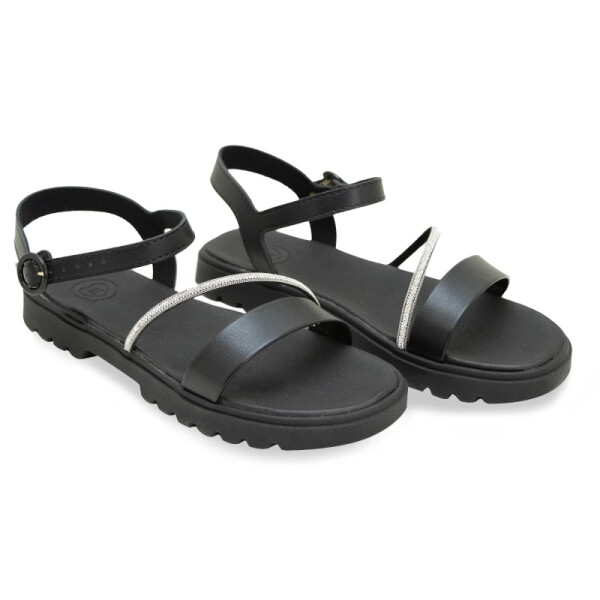 Sandalias Molekinha Zuecos de Mujer - 2344.129-28576 Negro-cristal