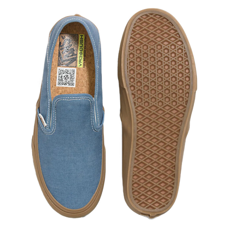 Championes Vans Slip-On Vr3 - Celeste Championes Vans Slip-On Vr3 - Celeste