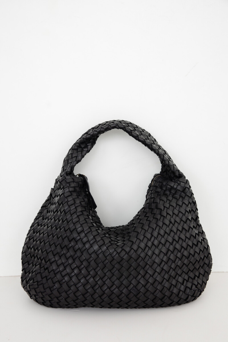 Hobo Leather Bag Negro