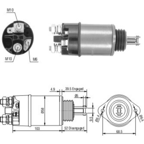 AUTOMATICO DE ARRANQUE - M.BENZ 12V EMBOLO CAPUCHON ZM AUTOMATICO DE ARRANQUE - M.BENZ 12V EMBOLO CAPUCHON ZM