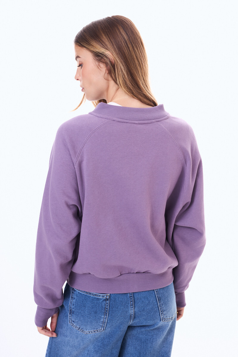 Campera de felpa Taubate Violeta